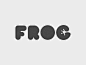 Frog Logo frog type typography yp logo © yoga perdana