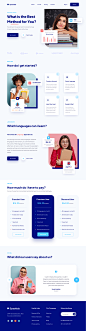 Language Course Landing Page