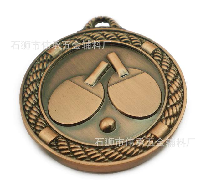 古铜拉丝金属奖牌徽章定制学校胸牌胸章订制各类金属工艺品工厂