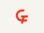 G and F Letters Logo sketoneto dalex dragos anagram logotype logo letters gf f g