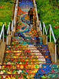 16th Avenue Tiled Steps, San Francisco, California, USA