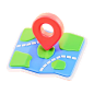 Map  3D Icon