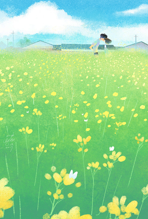 油菜花的画法