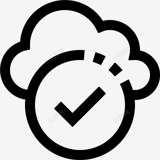 云完整认证安全 UI图标 设计图片 免费下载 页面网页 平面电商 创意素材-花瓣网