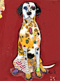 Saatchi Online Artist: Michel Keck; Paper, 2013, Assemblage / Collage "Dalmation"