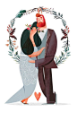 Resultado de imagem para illustration wedding
