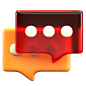 Message 3D Illustration - Free Download Network & Communication 3D Illustrations | IconScout