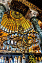 Hagia Sophia main interior, Istanbul, Turkey