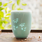创意陶瓷杯子 青瓷/花茶杯——http://humtaid.com/  汉度工业设计