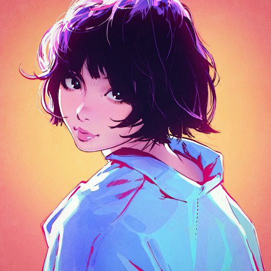 少女插画  |  来自日本插画师 Kuv...