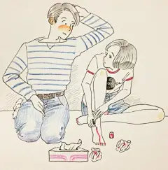 她用插画，画出男女那些事，在INS拥有超高人气！ : Misaki Tanaka 喜欢喝酒、唱歌， 多愁善感的24岁插画师 琦玉出身，熊本在住 毕业于日本大学艺术部美术学科版画专业 因为描述男女间细腻情感的 插画在INS拥有超高人气 Misaki Tanaka的插画笔触柔软 线条流畅曼妙 色彩