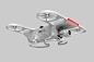 In an unusual case of bio-mimicry, this drone is inspired by the shape of a hammerhead shark : It’s not entirely common for a water-borne animal to be a strong source of inspiration for an air-borne product. Sure, the penguin or the kingfisher have provid