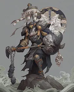 四象白虎, Hua Lu : Hi, this is Chaos Samurais &amp; 4 Phases series ,I hope you like it.Cheers!
四象之白虎，去年挖的坑今年填上