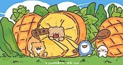 JOY的乐园专列 插画ipad壁纸 cr.其一刘刘