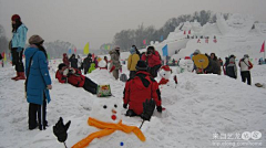 Busibird采集到堆雪人 太阳岛公园, 最