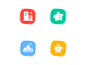 Color icon设计图-美叶