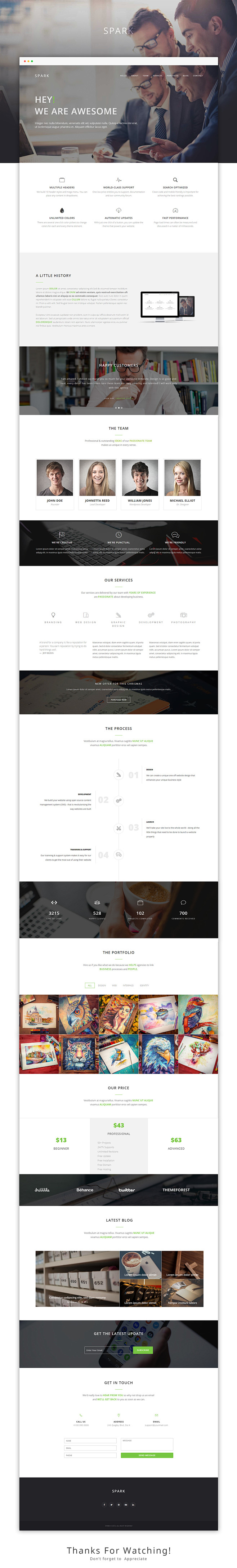 Spark - Onepage Corp...