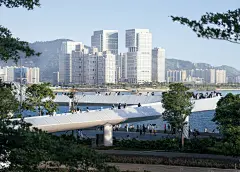 深圳宝安滨海文化公园：国际化滨海城市新坐标 粤港澳大湾区文化旅游新名片 / AUBE欧博设计 – mooool木藕设计网