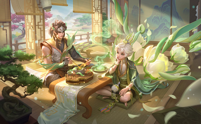 孙膑-茶境仙
孙策-访茗客