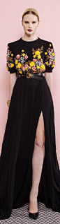Fashion｜Georges Hobeika。仙女长裙。