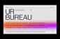 UR BUREAU : New visual identity and website for an architectural bureau.
