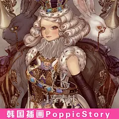 韩国插画PoppicStory 1+2 绘画设计参考素材