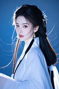 中国风古装美女汉服女孩人物摄影