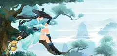 新笑傲江湖 游戏截图 场景原画 古风仙侠江湖 完美世界