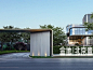 现代展示区入口大门 示范区大门入口 展示区门楼 钢结构门楼