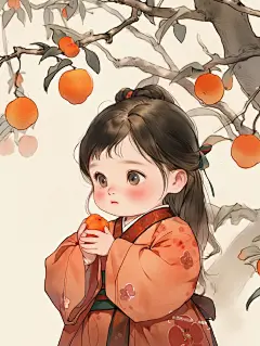 ⭐️柿柿如意国风壁纸_3_图图AI绘画_来自小红书网页版