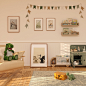 71 Eclectic Vintage Neutral Nursery Print. Poster bundle for image 8