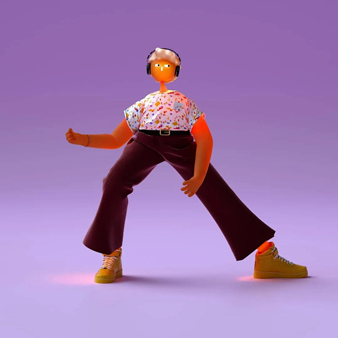 C4D人物/C4D潮玩 iP卡通形象/ ...