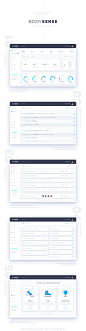 Body Sense : Here is our concept product of fitness tracker app. This service allows users to monitor current health condition. This presentation is showed by five pages, the main screen is dashboard. You can see how visualized statistics of the user. Bel