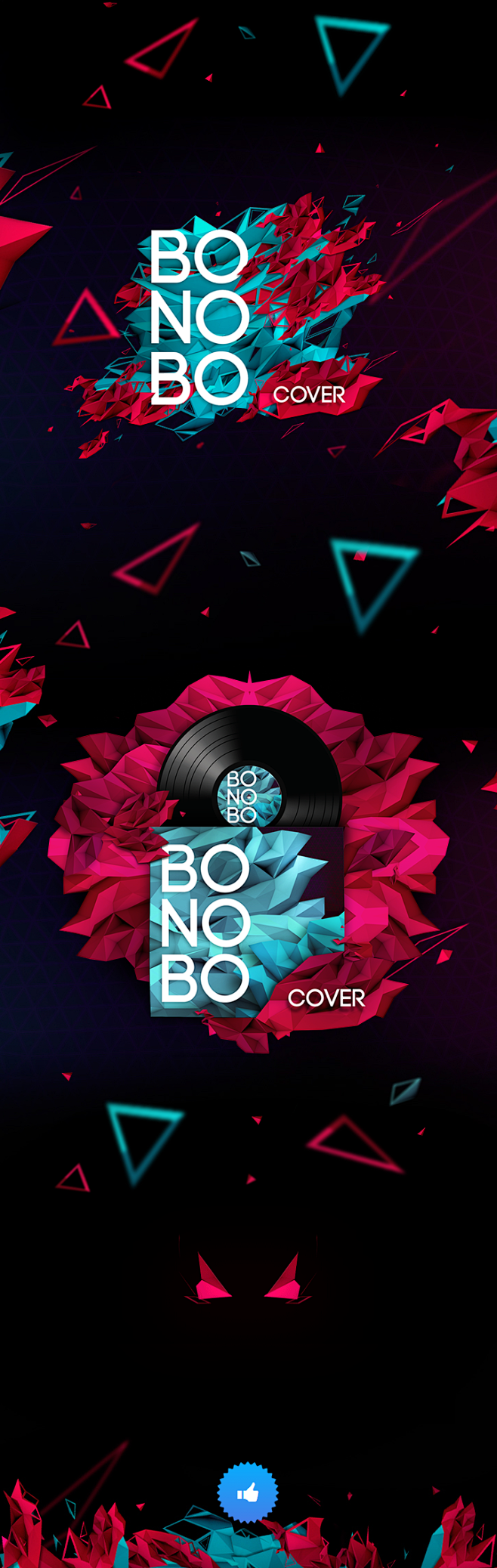 Bonobo cover LowPoly...