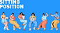Flat character illustration