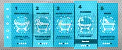 符号,热,直的,毛巾,现代,设备用品,绘画插图,充满的,白色,spa美容