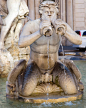 喷泉,罗马神话,美人鱼,垂直画幅,水,艺术,无人,古老的,户外,彩色图片