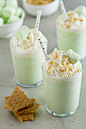 key lime marshmallow milkshakes.