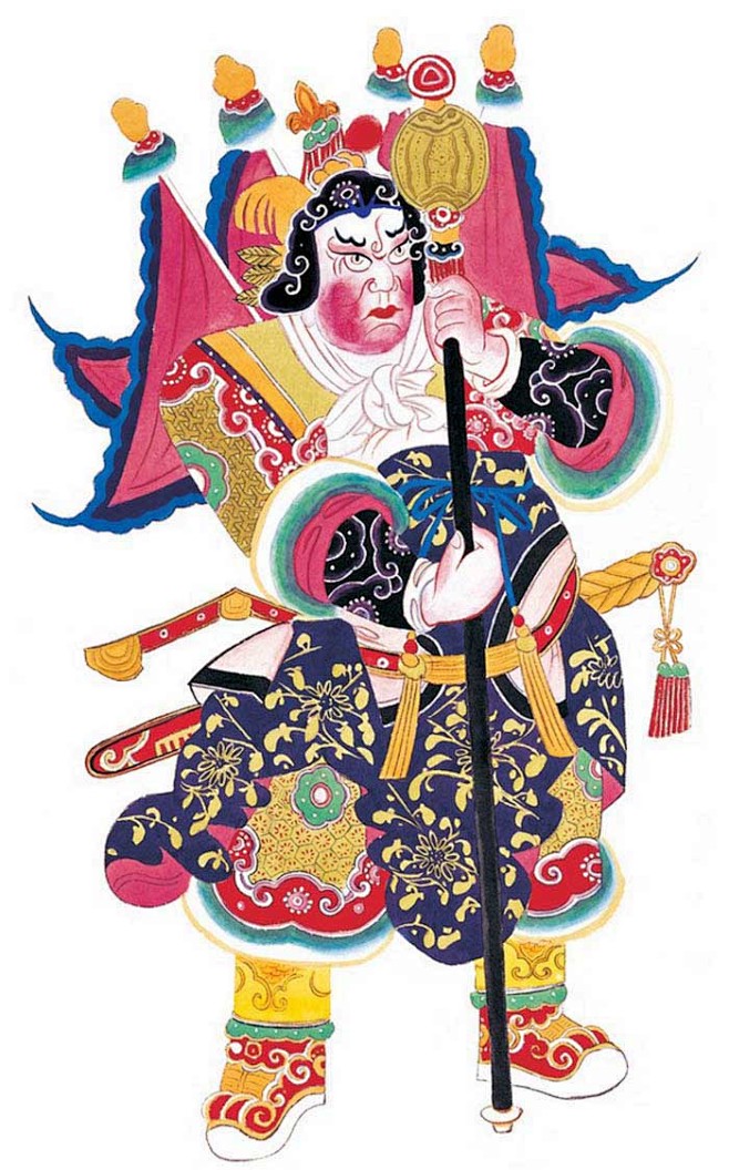 中华艺术瑰宝：《古代门神人物》欣赏（01...