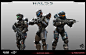 Halo 5 Guardians  _  multiplayer armors, pablo vicentin : ARMOR: High Poly , Low Poly, UV's, Bakes and Textures by Pablo Vicentin

BR rifle, and Techsuit probided by 343 Industries. 