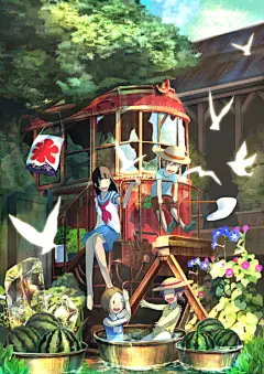 清新插画：各种惬意 梦的这种小日子 (1)