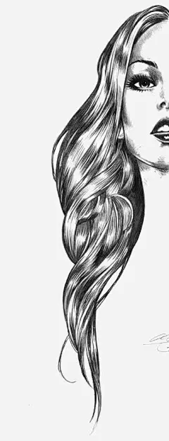 手绘欧美女生高清素材 卡通 女生 手绘 插画 素描 速写 免抠png 设计图片 免费下载