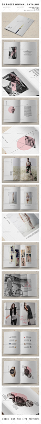 20 Pages Minimal Catalog - Catalogs Brochures