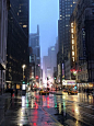 [OC] New York City Broadway in the sleet [3024x4032]