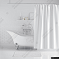 浴室 浴帘 智能贴图样机展示 mockup模板 PSD源文件 Bath Curtain Mockup v4 _样机模板_T2019428 #率叶插件，让花瓣网更好用_http://jiuxihuan.net/lvye/#