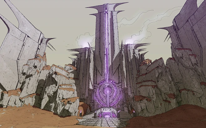 Monolith, Zak Foreman : Early concept art for paragon's map monolith ...