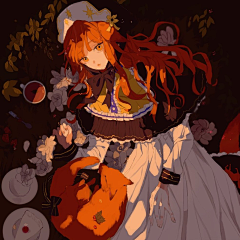 麂二四采集到二次元插画