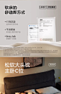 林氏家居意式极简落地布艺床双人猫抓布主卧大床佛山家具-tmall.com天猫