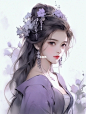 梦幻紫色头像