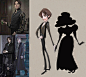 Penny Dreadful character design on Character Design Served